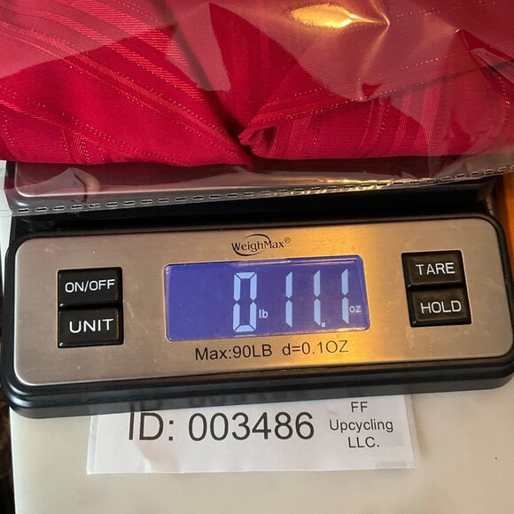 Maggie Barnes Womens Sz 3X Top Blouse Shirt Red Striped Button-Up Metallic - Picture 12 of 12